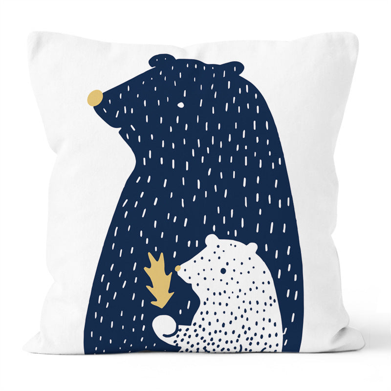 Star Wishing Bear Series Pillow Cover