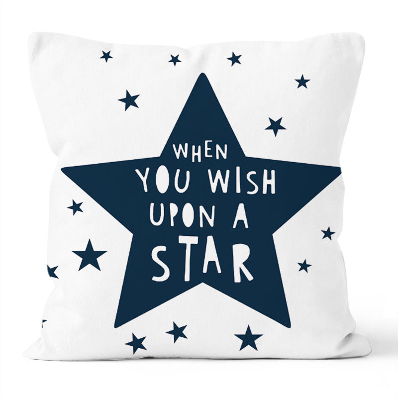 Star Wishing Bear Series Pillow Cover