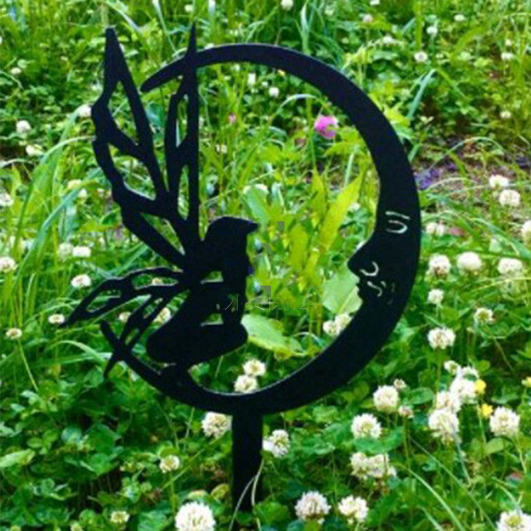 Fairy Garden Metal Iron Crafts Pendant Pendant