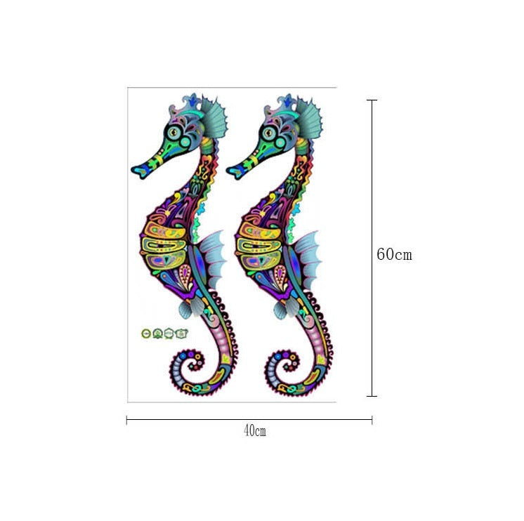 Home Decor Painted Mural Seahorse Wall Sticker