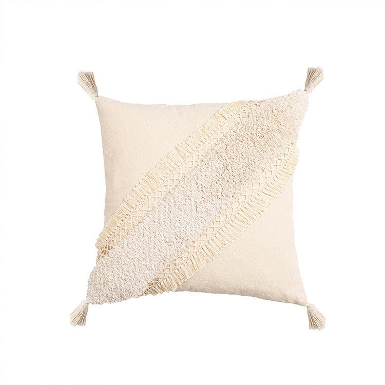 New Plain Modern Minimalist Tufted Pillowcase