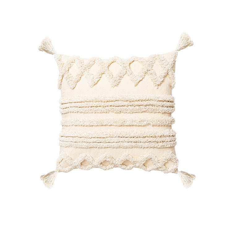 New Plain Modern Minimalist Tufted Pillowcase